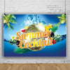80x120cm fondo de decoración de fiesta en la piscina de verano fondo de fotografía de anillo de natación tela(11418894)