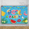 80x120cm Summer Pool Party Decoration Telón de fondo Anillo de natación Fotografía Fondo de tela(11311789)