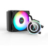 EVESKY Enfriador de agua Ventilador de CPU Ventilador RGB Disipador de calor líquido Radiador integrado, Especificaciones: 120 mm RGB