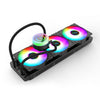 EVESKY Enfriador de agua Ventilador de CPU Ventilador RGB Disipador de calor líquido Radiador integrado, Especificaciones: 360 mm