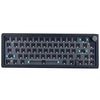 El kit de teclado mecánico de 67 teclas de tres modos personalizado con perilla admite retroiluminación RGB de conexión en caliente, color: negro