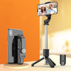 CYKE Mini Teléfono Selfie Stick Trípode Multifuncional Desktop Live Bracket, Estilo: Acero Inoxidable