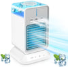Mini ventilador de refrigeración de humidificación por pulverización de escritorio USB, ventilador de aire acondicionado para el hogar (2000 mAh)