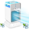 Mini ventilador de refrigeración de humidificación por pulverización de escritorio USB, ventilador de aire acondicionado para el hogar (2600 mAh)