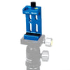 XILETU XJ-8 Clip para teléfono móvil con trípode de cabeza de cámara de aleación de aluminio (Azul)