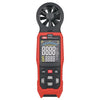 TASI TA642B Medidor de velocidad del viento digital portátil Probador de volumen de aire