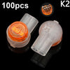 K2 100pcs Cable de red Conector de línea telefónica Terminales de cableado impermeables a prueba de humedad