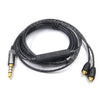 1,2 m para Shure MMCX / SE215 / SE535 / SE846 / UE900 Cable de ajuste de volumen para auriculares (negro)