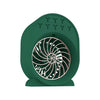 Ventilador de aire acondicionado con humidificación por pulverización USB, pequeño enfriador de aire portátil de escritorio, estilo: enchufable (verde)