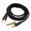 Para Beyer T1 (2ª/3ª generación) T5/Amiro Cable de auriculares equilibrado adaptador de 3,5mm + 6,35mm