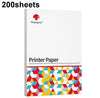 Para Phomemo M08F 200 hojas de papel de impresión térmica compatible con MR.IN Brother Pocket Jet / MT800, estilo: A4