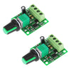 2 uds 1,8 V/3 V/5 V/6 V/12 V 2A PWM DC interruptor del regulador del Motor (1803BK)