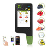 Greentest ECO6 Detector ambiental de radiación nuclear para vegetales, frutas y carnes, alimentos, nitrato, calidad del agua, enchufe de la UE (negro)