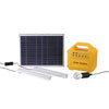 Equipo de energía solar recargable de la luz de emergencia del panel solar de 7AH 10W LED