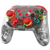 Para PS3 / PS4 Gamepad inalámbrico de doble vibración con luces RGB (rojo)