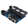 Transceptor de fibra de 3 puertos de fibra + 2 puertos Ethernet AAB-PCBA 100 Mbps