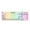 K-Snake Teclado para deportes electrónicos con cable Ratón Sensación mecánica Teclado para computadora portátil de escritorio de 98 teclas, Estilo: Teclado único (gris)