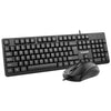 K-Snake KM007 Juego de teclado y mouse con cable Teclado para computadora de escritorio, Estilo: Con mouse
