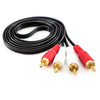 Cable de audio Lotus doble de 5 m Cable de audio para amplificador de potencia de dos a dos RCA