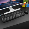 K-Snake WK800 Juego de mouse y teclado inalámbrico 2.4G Computadora de mesa Computadora portátil Oficina de negocios Uso doméstico, Color: Negro