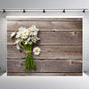 1,25x0,8 m Accesorios de rama de flor de grano de madera Tela de fondo de fotografía de simulación 3D, Estilo: C-2283