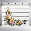 1,25x0,8 m Accesorios de rama de flor de grano de madera Tela de fondo de fotografía de simulación 3D, Estilo: C-3364
