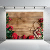 1,25x0,8 m Accesorios de rama de flor de grano de madera Tela de fondo de fotografía de simulación 3D, Estilo: C-4030
