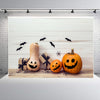 Fondo de fotografía de fiesta navideña de 1,25x0,8 m Decoración de Halloween Tela colgante, Estilo: WS-204