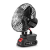 HILDA Secador de pelo portátil para exteriores con ventilador potente, enchufe de EE. UU., Estilo: 8 pulgadas con 1 batería + 1 cargador (3000 mAh)