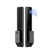 LOCSTAR T100A Cerradura de puerta digital con tarjeta de código de huella digital y reconocimiento facial 3D (gris espacial)