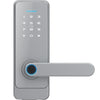 Cerradura inteligente con huella dactilar y contraseña C89 para puerta de interior de casa, sistema TUYA (plateada)