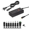 Cargador adaptador de corriente CC ajustable de 65 W, 6-20 V, 3 A, especificación: enchufe de EE. UU.