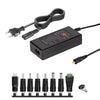 Cargador adaptador de corriente CC ajustable 3A 65W 6-20V, especificación: enchufe de la UE