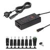 Cargador adaptador de corriente CC ajustable 65W 6-20V 3A, especificación: enchufe AU