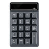 K6 Mini teclado digital inalámbrico Bluetooth de 19 teclas Teclado universal mecánico suspendido 4.0 (negro)
