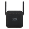 Amplificador Wi-Fi 2.4G 300M Repetidor WiFi de largo alcance Amplificador de señal inalámbrico Enchufe del Reino Unido Negro