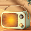 Calentador eléctrico de 1200W Calentador de manos de invierno con pantalla, enchufe de la UE (verde menta)