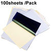 Para Phomemo M08F / TP81 100 hojas/paquete A4 papel de transferencia de tatuaje Compatible con MR.IN Brother Pocket Jet / MT800