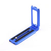 Soporte universal en forma de L para cámara Placa de liberación rápida para estabilizadores RSC2/RS3, especificación: L-450 azul