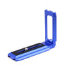 Soporte universal en forma de L para cámara Placa de liberación rápida para estabilizadores RSC2 / RS3, especificación: L-440 Azul