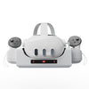 Para Meta Quest 3 VR Base de carga para casco Estante de carga rápida montado en la pared con indicador LED (gris blanco)