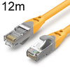 Cable de banda ancha de alta velocidad con doble blindaje CAT6 Gigabit Ethernet de 12m