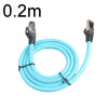 Cable industrial de banda ancha de alta velocidad del cable Gigabit Ethernet blindado doble CAT5 de los 0,2m