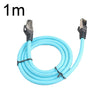 Cable Ethernet Industrial Gigabit con doble blindaje CAT5 de 1m, cable de banda ancha de alta velocidad