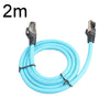 Cable Ethernet Industrial Gigabit con doble blindaje CAT5 de 2m, cable de banda ancha de alta velocidad