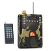 Amplificador de voz inalámbrico Bluetooth de 48 W con control remoto compatible con reproducción de tarjeta USB/TF enchufe estadounidense (camuflaje)