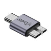 Adaptador macho Micro B de transferencia macho tipo C convertidor de interfaz de caja HDD de enlace USB
