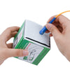 220 hojas/caja Komshine SC/FC/ST/LC/papel de limpieza de fibra óptica no tejido de fibra desnuda