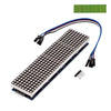 Módulo de battaje de punto MAX7219 Módulo de chip único de control LH Pantalla 4 en 1 con cable 5P, especificación: luz verde