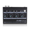 Mini distribuidor de amplificador de auriculares portátil de monitoreo de 8 canales HIFI (enchufe estadounidense)